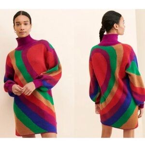 FARM Rio Wild Hearts Sweater Dress